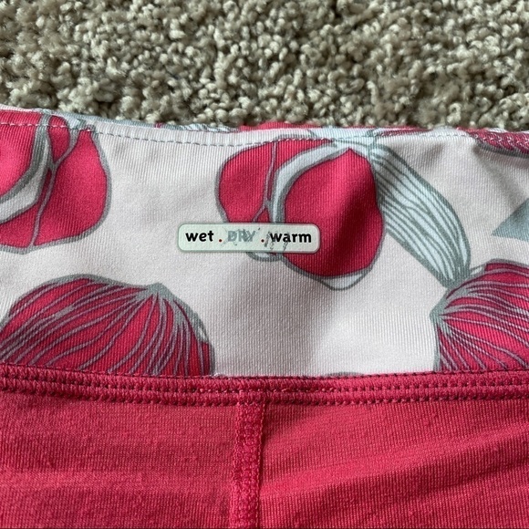 Rare Lululemon Run: Speed Skirt Skort Size 10 Floral Bird Coal Grey Lined Tennis - Picture 7 of 8